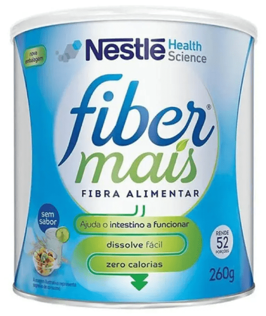 Suplemento Alimentar de Fibras Fiber Mais sem sabor 260g