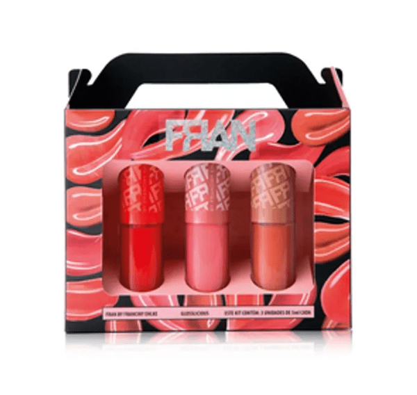 Fran Glosslicious by Franciny Ehlke Kit com 3 Unidades