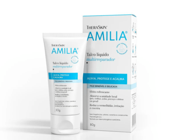 Talco Líquido Amilia TheraSkin 80g
