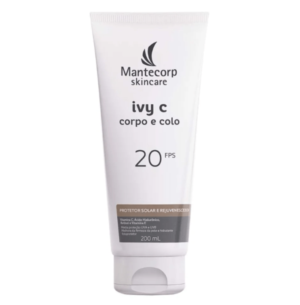 Rejuvenescedor Corporal Mantecorp Ivy C Corpo e Colo FPS 20 200ml