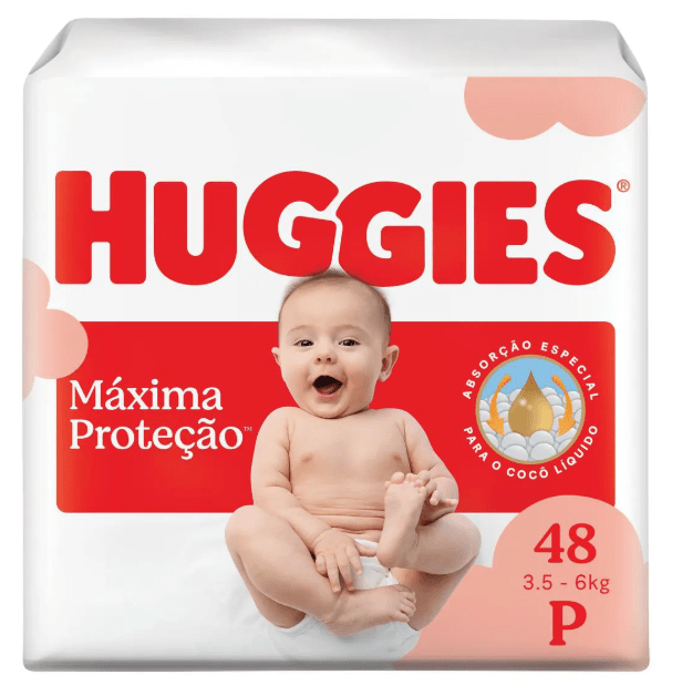 Fralda Huggies Supreme Care P 48 unidades
