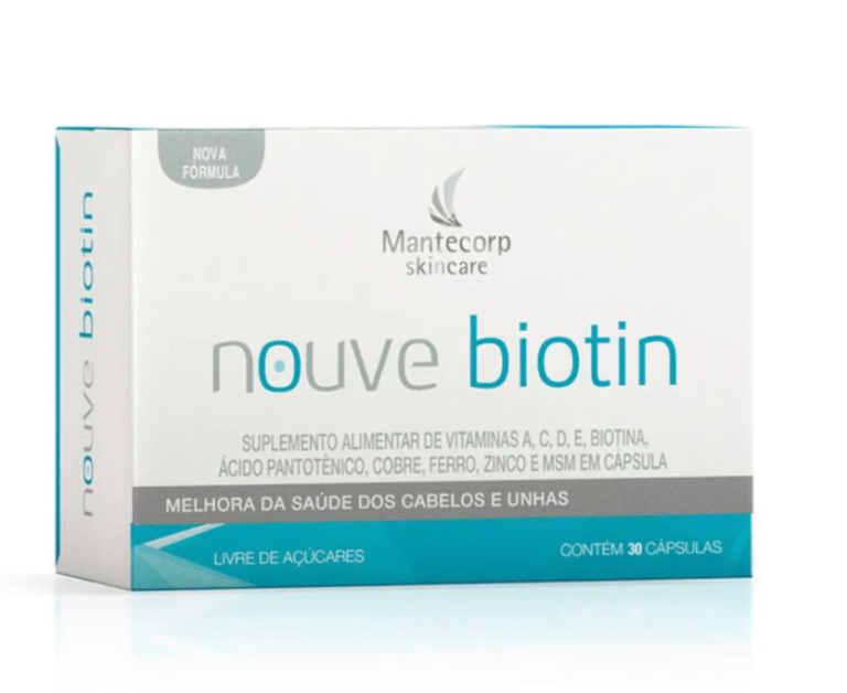 Suplemento Alimentar Nouve Biotin Mantecorp 30 Cápsulas