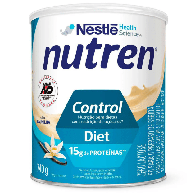 Suplemento Alimentar Nutren Control sabor Baunilha 740g