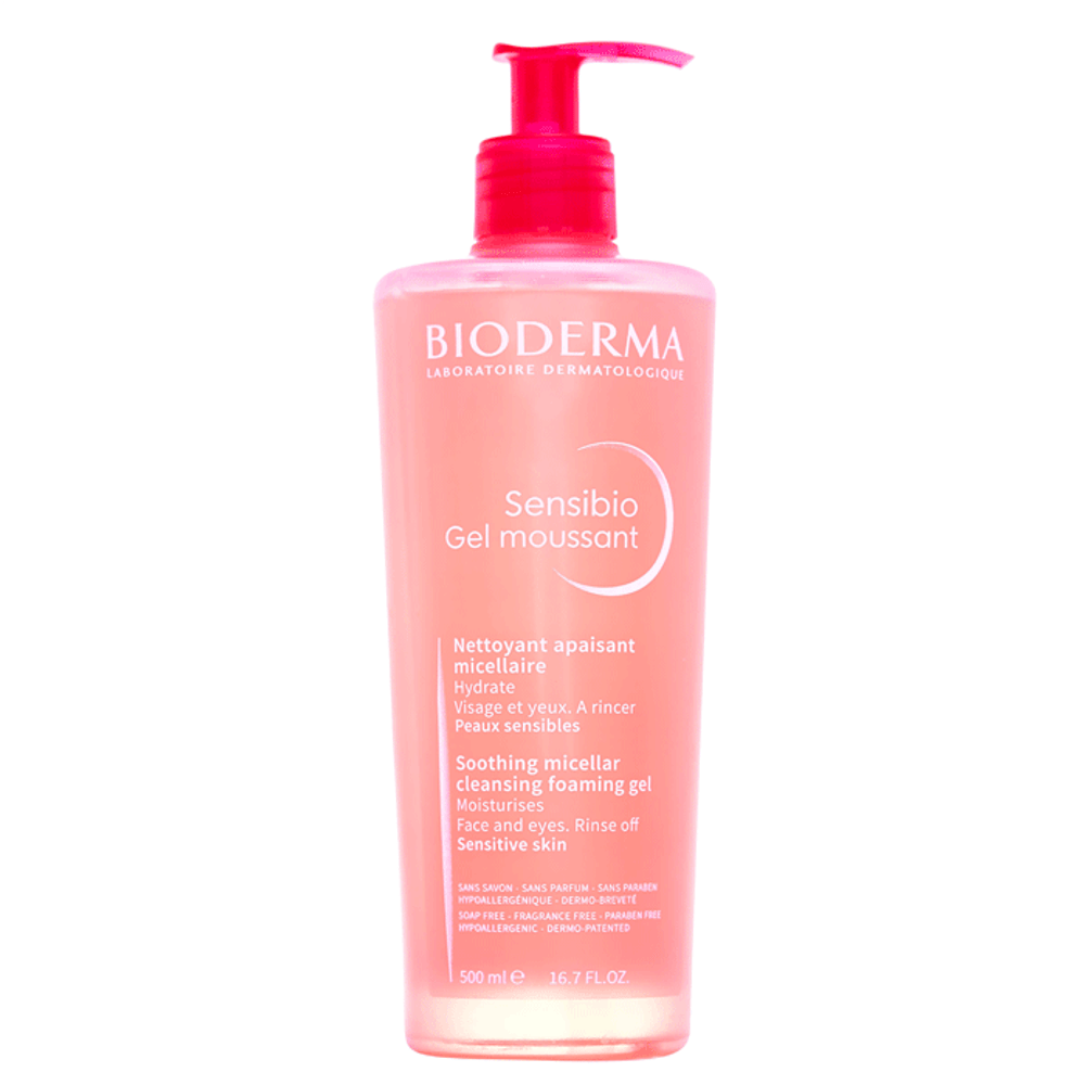 Gel de Limpeza Micelar Bioderma Sensibio Gel Moussant 500ml