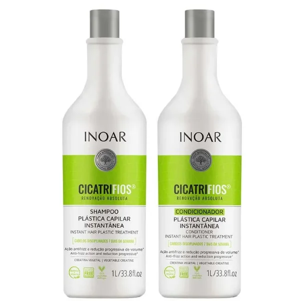 Inoar Cicatrifios Kit – Shampoo 1L + Condicionador 1L