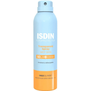 Protetor Solar Corporal Isdin Transparent Spray Wet Skin FPS 50 250ml