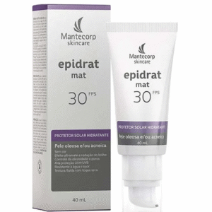 Protetor Solar Hidratante Epidrat Mat Sem Cor FPS30 Mantecorp 40ml