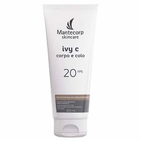 Rejuvenescedor corporal Ivy C Corpo e Colo Mantecorp 200ml